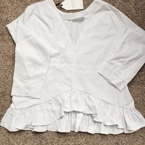 English Factory size M a white blouse